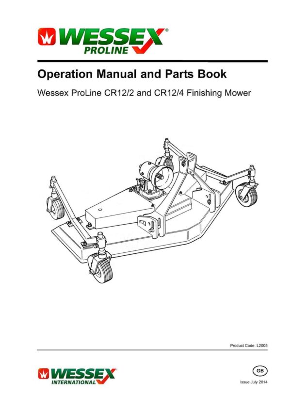 L2005 cr12 finishing mowers page 01 - professional groundcare & agricultural equipment