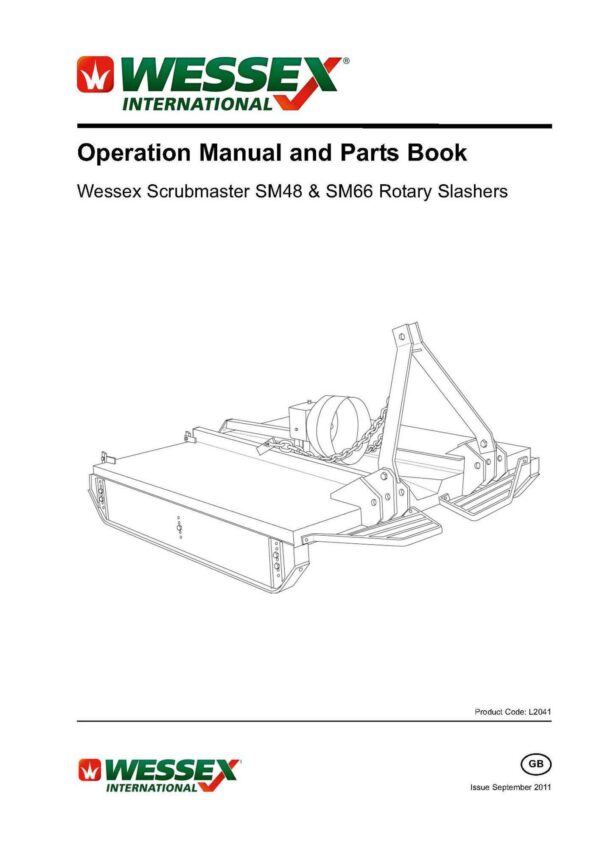 L2041 sm66 sm44 scrubmaster page 01 - professional groundcare & agricultural equipment