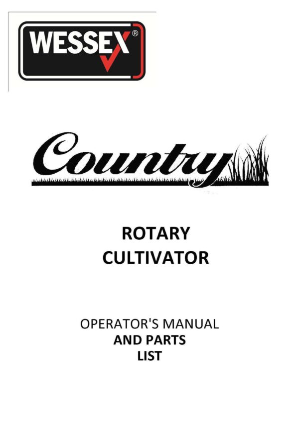 Rc100 120 rotary cultivator page 01 - professional groundcare & agricultural equipment