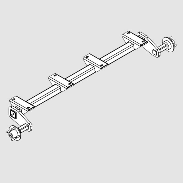 Wessex wx-18951 crx 320 trideck fixed axle-0